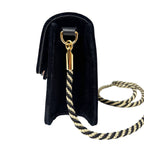Gucci Shoulder Bag 2-Way Clutch Broadway Black Velvet Bag with Square — view 5
