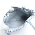 Prada Handbag Satin Blue Light — view 5