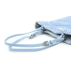 Prada Handbag Satin Blue Light — view 8