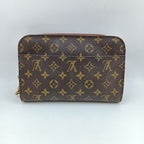 Louis Vuitton Monogram Orcee Second Bag Brown Pocket Sticky — view 2