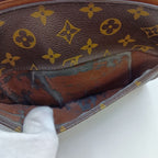 Louis Vuitton Monogram Orcee Second Bag Brown Pocket Sticky — view 5