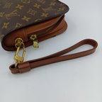 Louis Vuitton Monogram Orcee Second Bag Brown Pocket Sticky — view 4