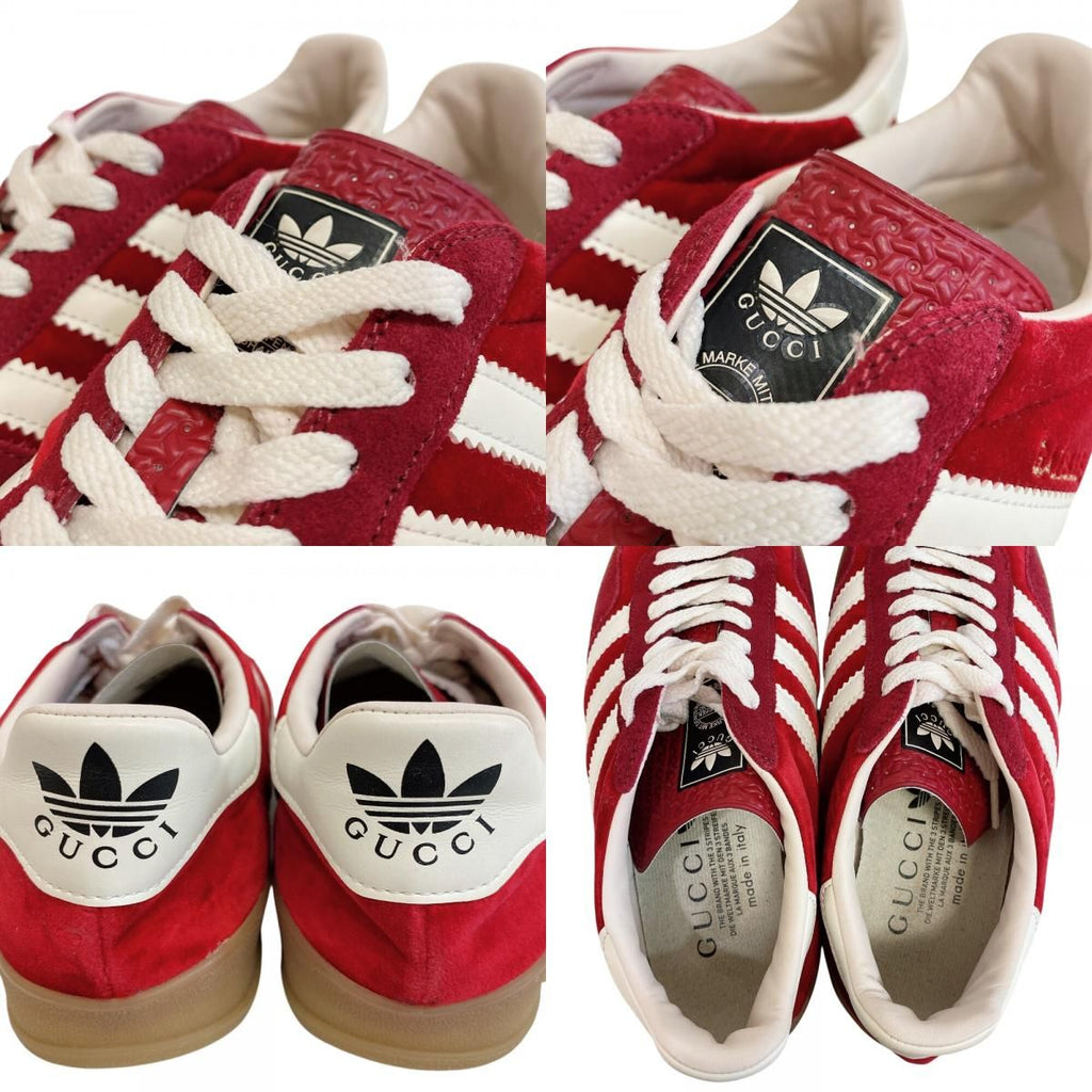 Gucci Sneakers Velour Suede Gazelle — view 7