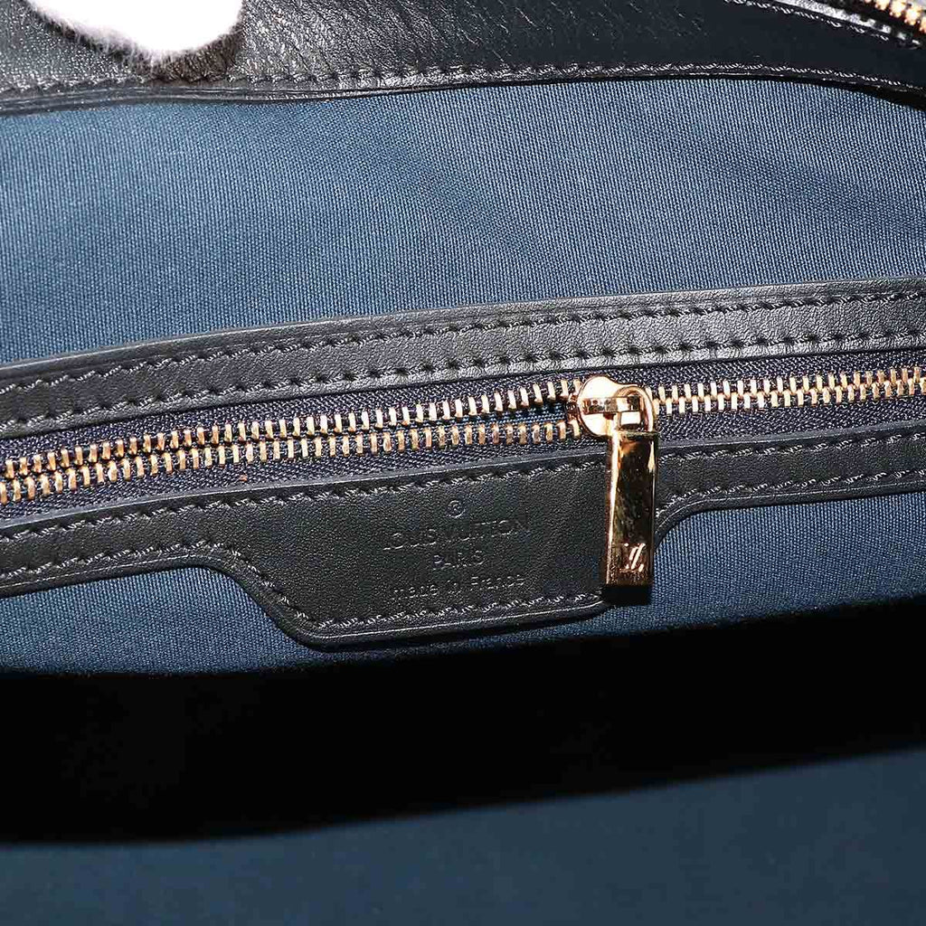 Louis Vuitton Monogram Mini Cabas Mezzo Personal Tote Blue Gold — view 7