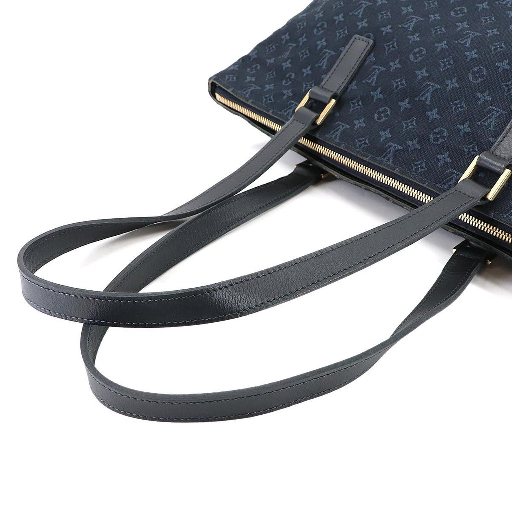 Louis Vuitton Monogram Mini Cabas Mezzo Personal Tote Blue Gold — view 5