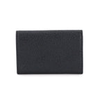 Chanel Card Case Business Holder Caviar Leather Black Silver Coco — view 2