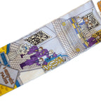 Hermes Twilly Maison de Carre Silk Blue — view 8