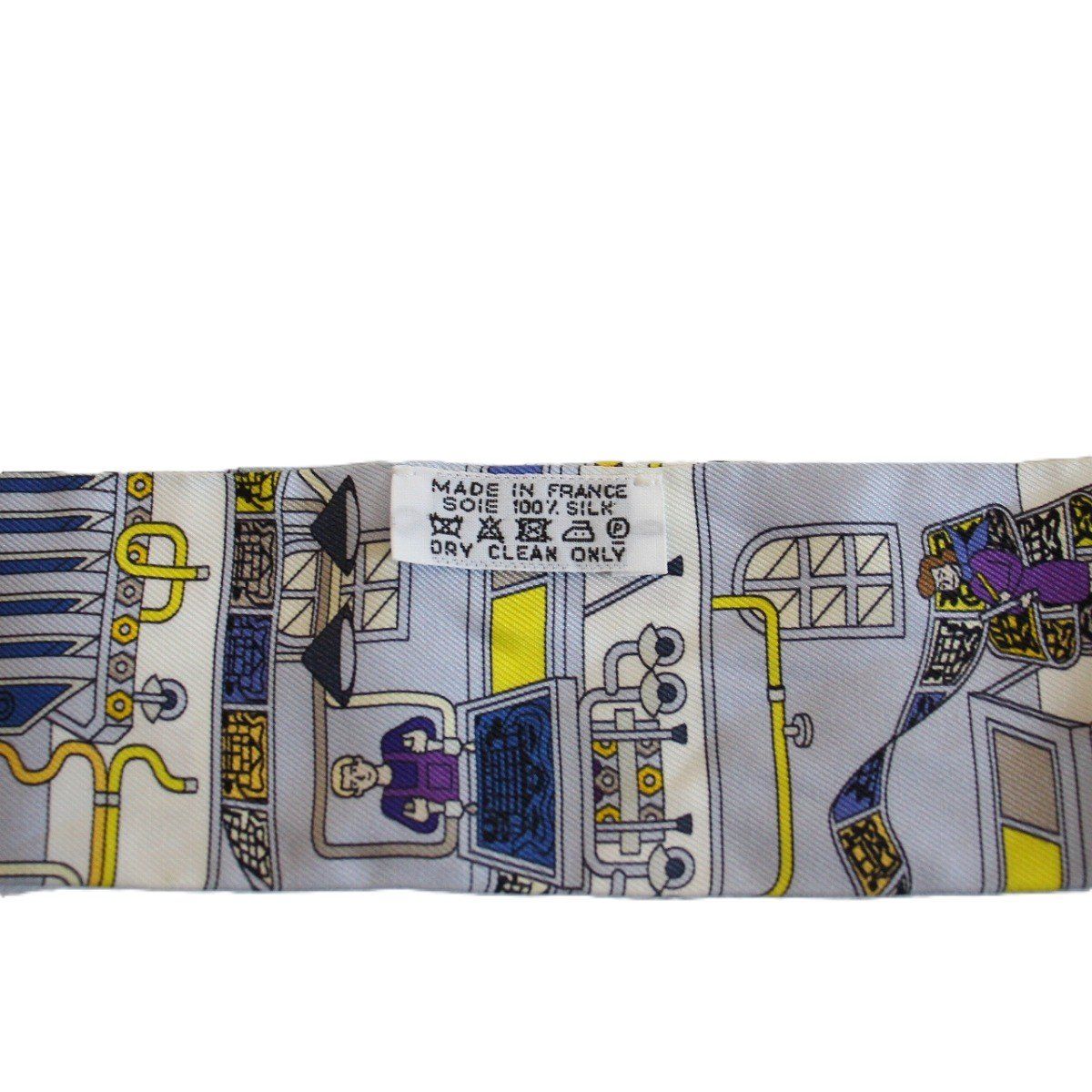 Hermes Twilly Maison de Carre Silk Blue — view 7