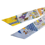 Hermes Twilly Maison de Carre Silk Blue — view 6