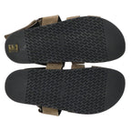 Hermes Genius Suede Leather Sandals 44 Black Khaki — view 3