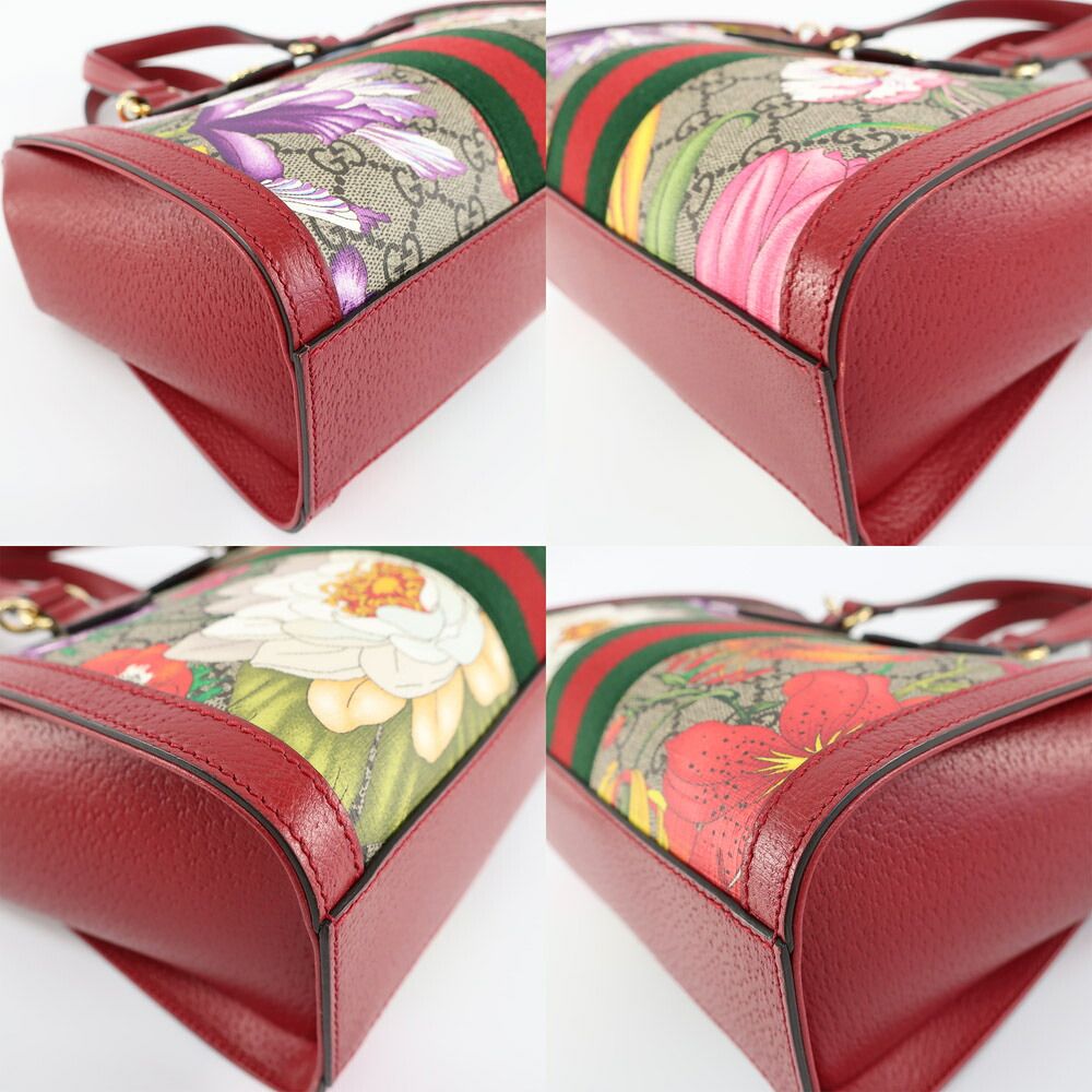 Gucci Flora Small Ophidia Red 2-Way Shoulder Bag — view 5