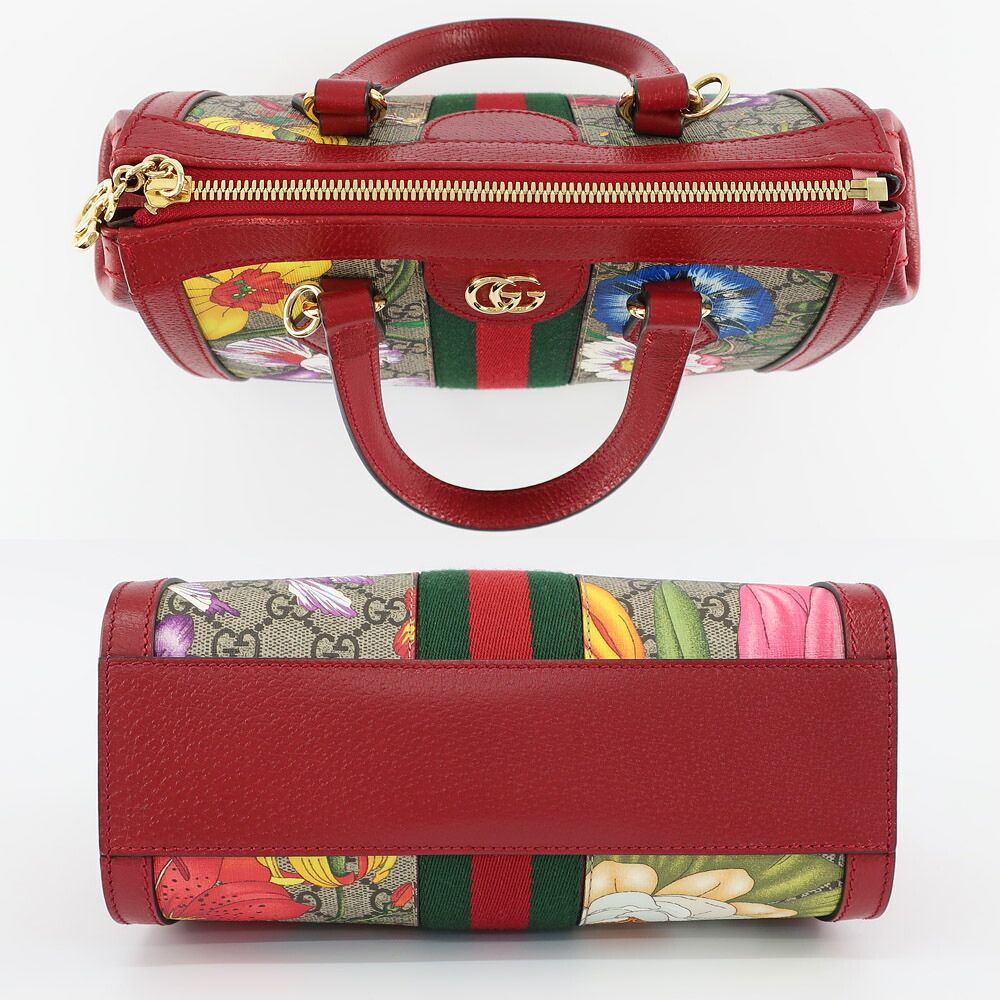 Gucci Flora Small Ophidia Red 2-Way Shoulder Bag — view 4