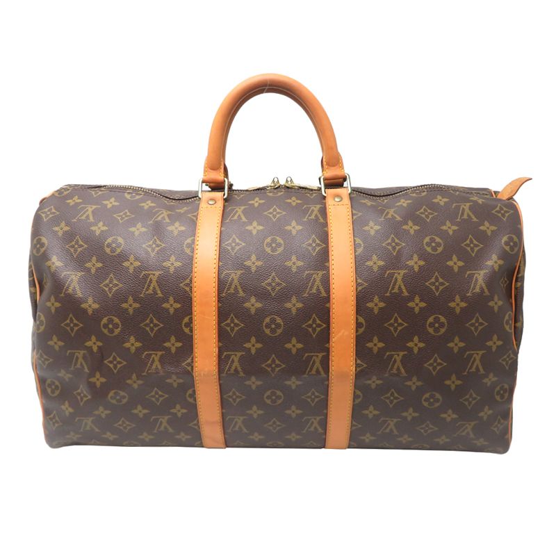 Louis Vuitton Boston Bag Leather Brown — view 2
