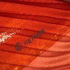 Hermes Scarf Smiles in Third Millenary Silk Orange — view 4