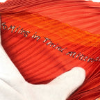 Hermes Scarf Smiles in Third Millenary Silk Orange — view 5