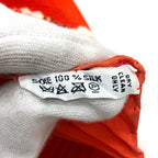 Hermes Scarf Smiles in Third Millenary Silk Orange — view 6