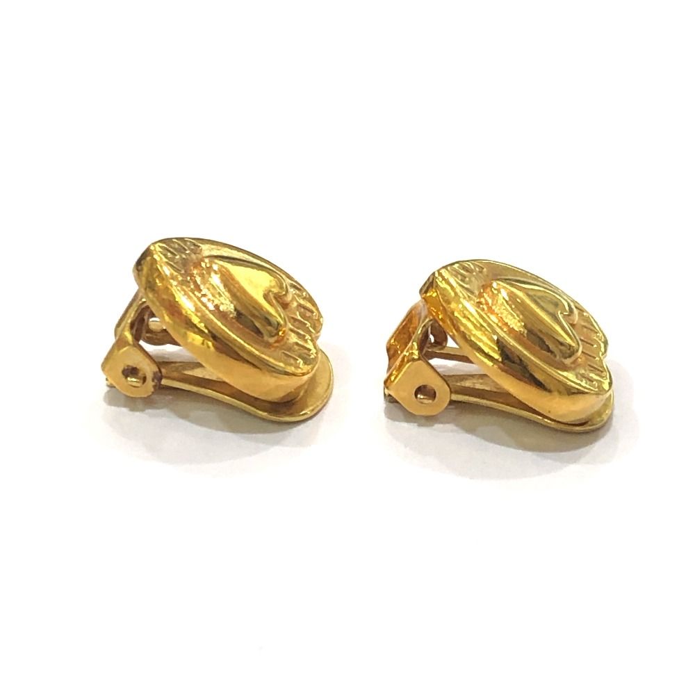 Celine Earrings Logo Metal Gold — view 5