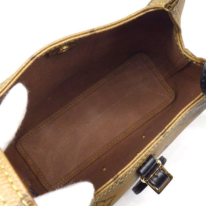 Louis Vuitton Shoulder Bag Atlantis BB Monogram Reverse Canvas Black — view 5