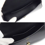 Celine Handbag Teen Lora Black Shiny Calfskin Lambskin — view 5