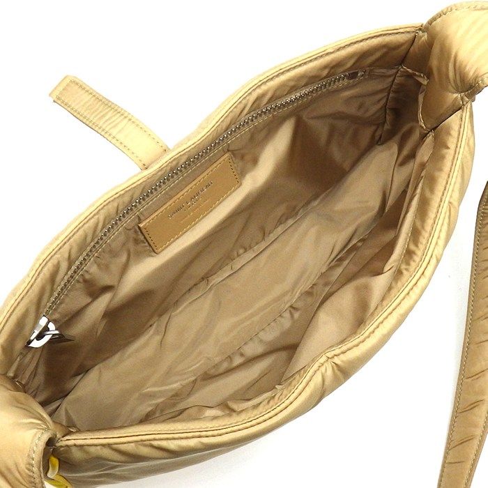 Saint Laurent Shoulder Bag le Cassette Hobo Brown — view 5