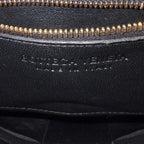 Bottega Veneta Shoulder Bag Cassette Mini Tote Black Lambskin Gold — view 7