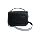 Chanel Caviar Leather Chain Shoulder Bag CC Logo Black — view 2