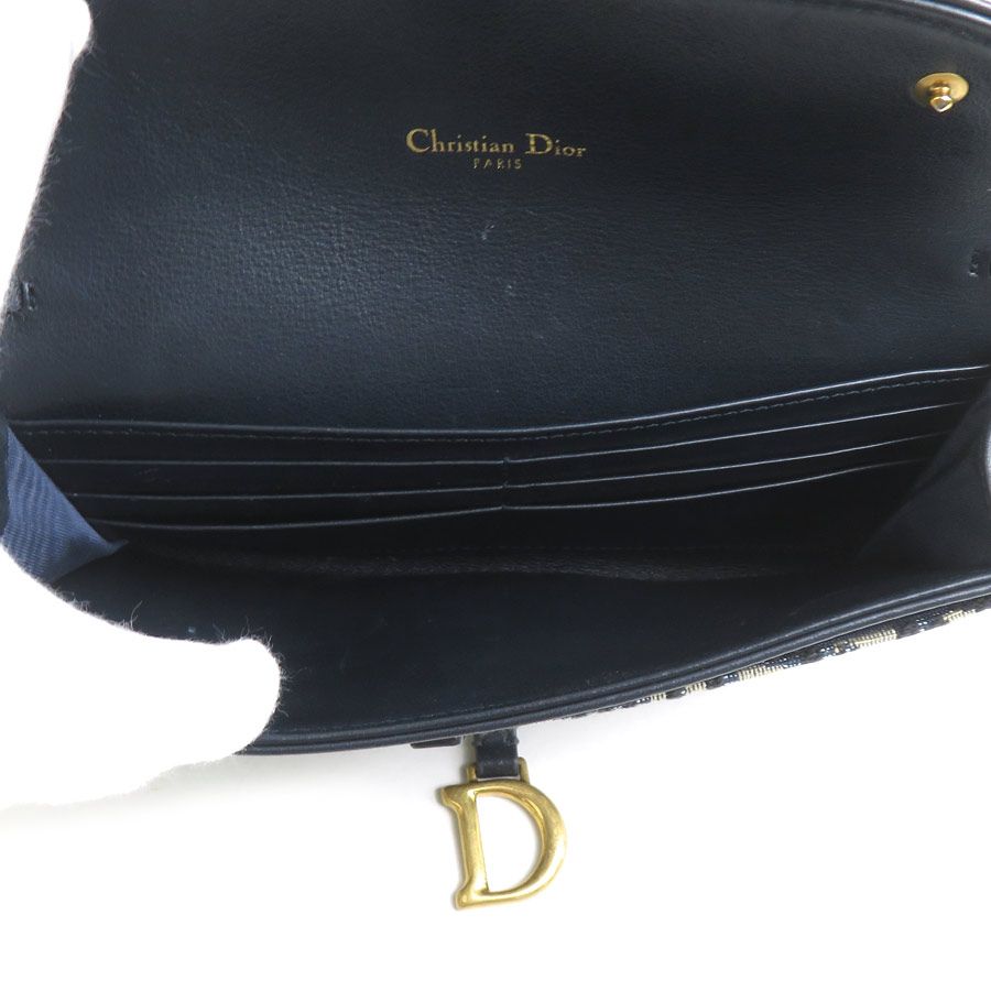 Dior Chain Wallet Oak Oblique — view 4