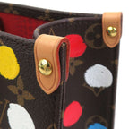 Louis Vuitton Shoulder Bag LV Yk On The Go PM Brown Multicolor Yayoi Kusama — view 7