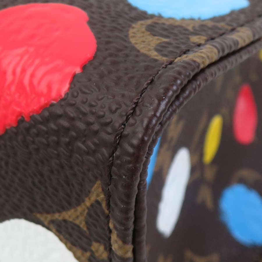 Louis Vuitton Shoulder Bag LV Yk On The Go PM Brown Multicolor Yayoi Kusama — view 6
