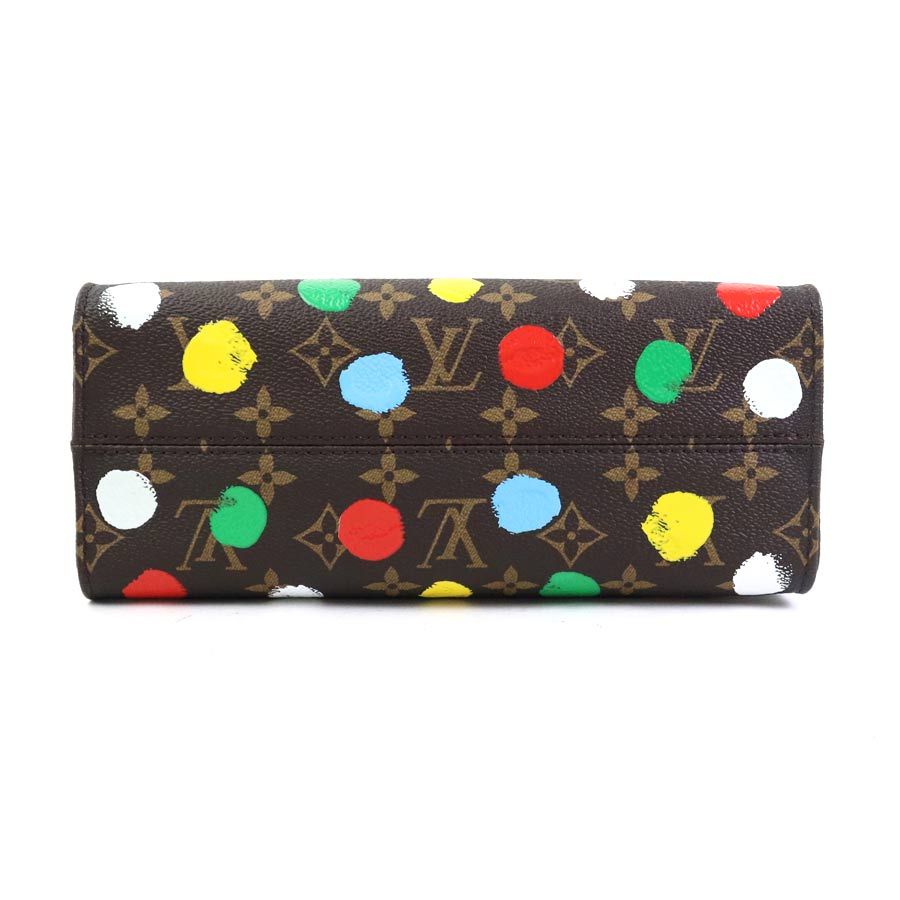 Louis Vuitton Shoulder Bag LV Yk On The Go PM Brown Multicolor Yayoi Kusama — view 4