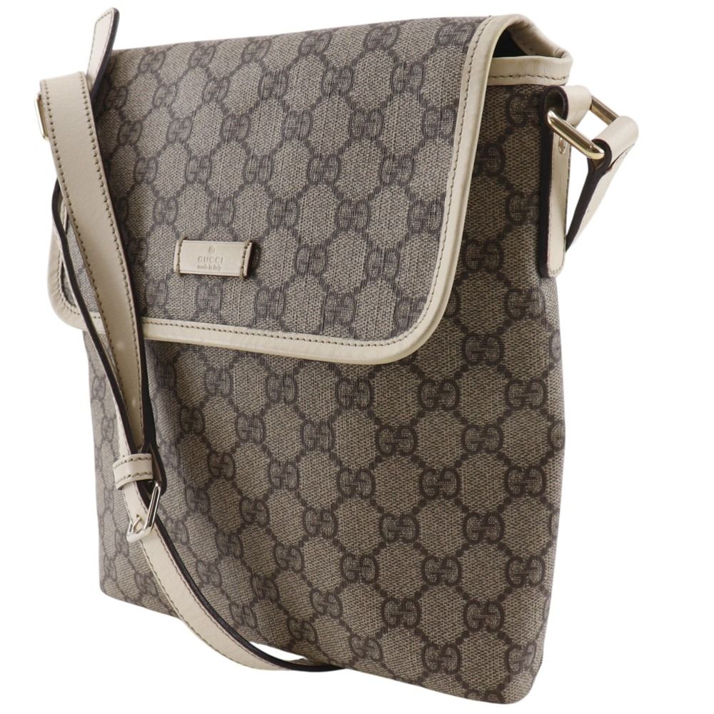 Gucci GG Supreme Canvas Beige Shoulder Bag — view 2