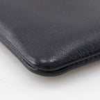 Celine Clutch Bicolor Calf Light Blue Black Pouch — view 4