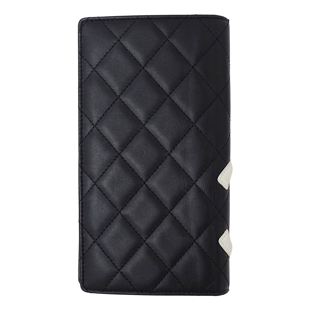 Chanel Wallet Cambon Lambskin Black Bifold — view 2