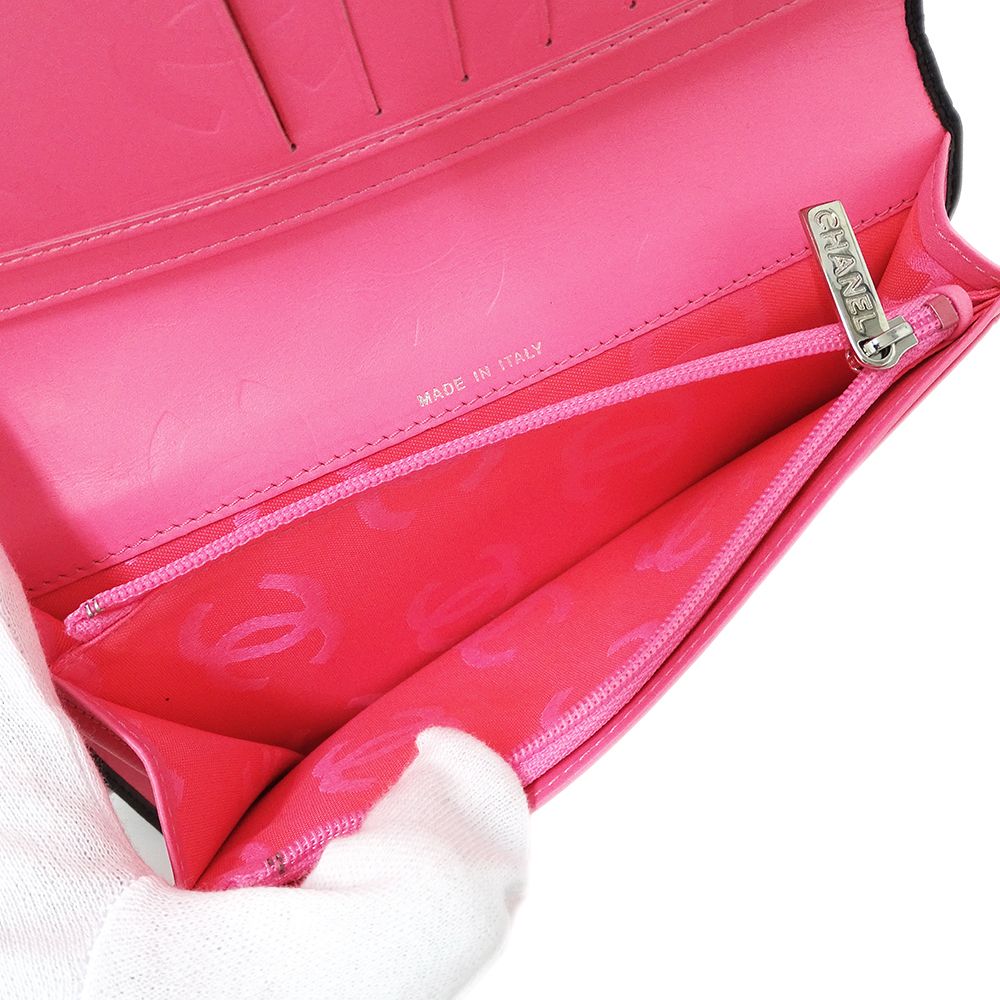 Chanel Wallet Cambon Lambskin Black Bifold — view 7