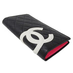 Chanel Wallet Cambon Lambskin Black Bifold — view 3