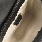Gucci Wpouch GG Embossed Leather Black Belt Bag — view 5