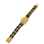 Chanel Premier M Leather Black Gold Quartz Watch Dial — view 3