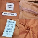 Hermes Shirt Dress with Belt Studded Cot — view 7