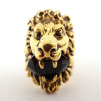 Gucci Lion Head Color Stone Ring — view 7