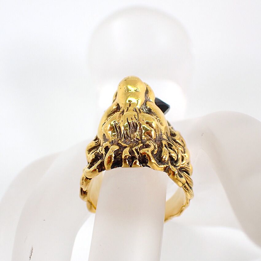 Gucci Lion Head Color Stone Ring — view 6