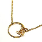 Louis Vuitton LV Eclipse Necklace Round Circle Gold — view 2