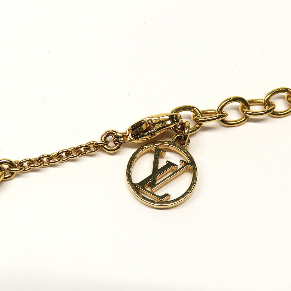 Louis Vuitton LV Eclipse Necklace Round Circle Gold — view 8
