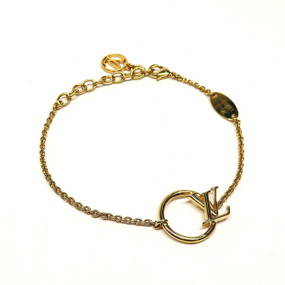 Louis Vuitton LV Eclipse Bracelet Round Circle Gold — view 3