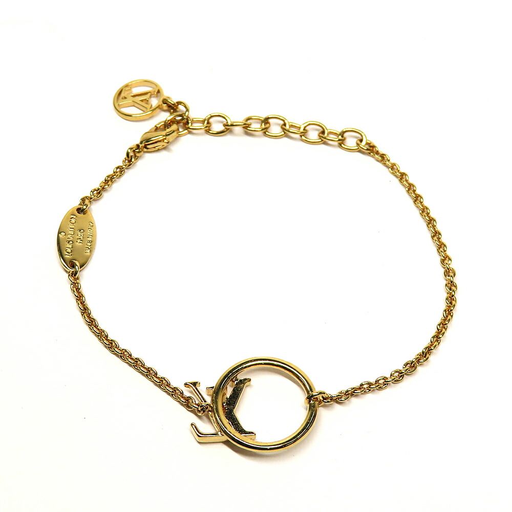 Louis Vuitton LV Eclipse Bracelet Round Circle Gold — view 7