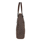 Celine Handbag Macadam Leather Canvas — view 2