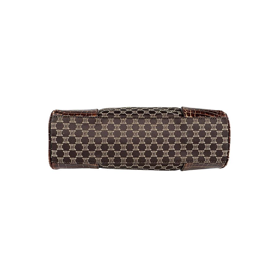 Celine Handbag Macadam Leather Canvas — view 4