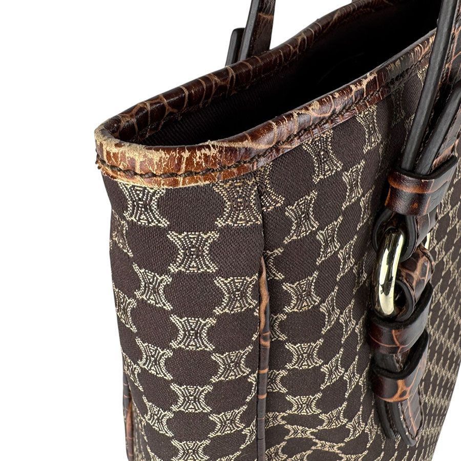 Celine Handbag Macadam Leather Canvas — view 7