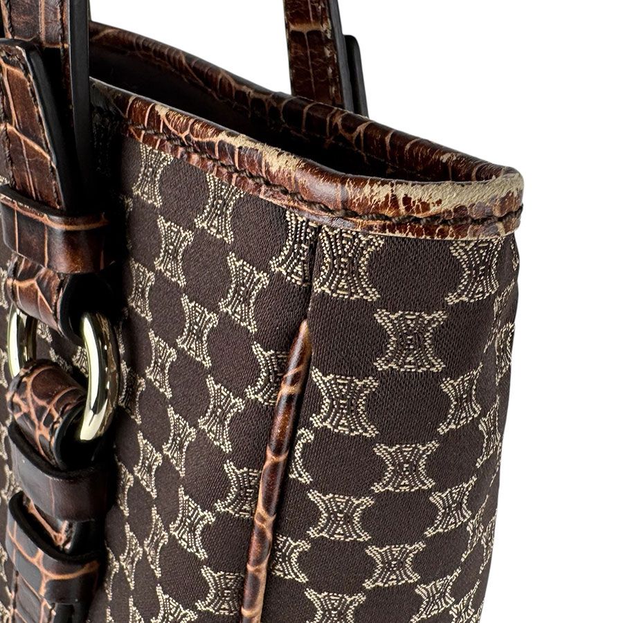 Celine Handbag Macadam Leather Canvas — view 8