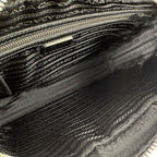 Prada Shoulder Bag Leather Blue — view 5