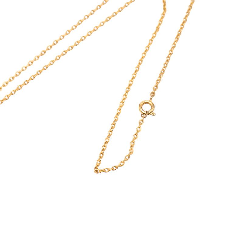 Chanel Clover Motif CC Logo Gold Plated Necklace — view 4